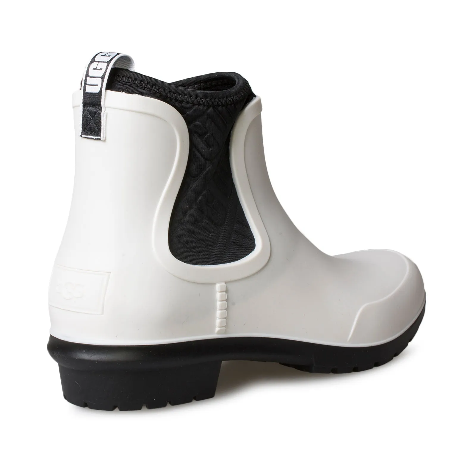 UGG Chevonne White Black Boots - Women's